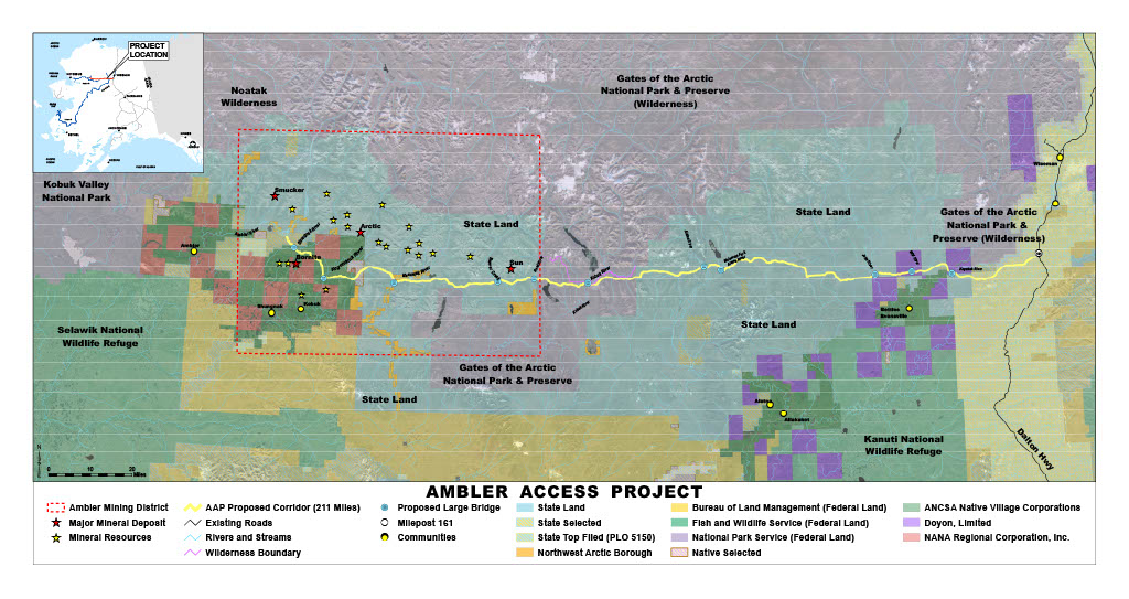 Ambler Mining Project Map